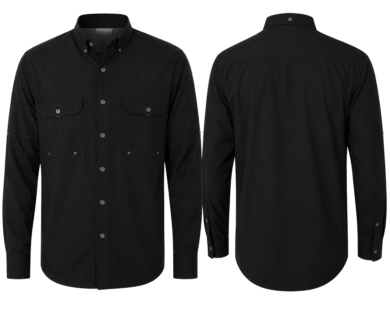 CAMISA COLUMBIA MANGA LARGA